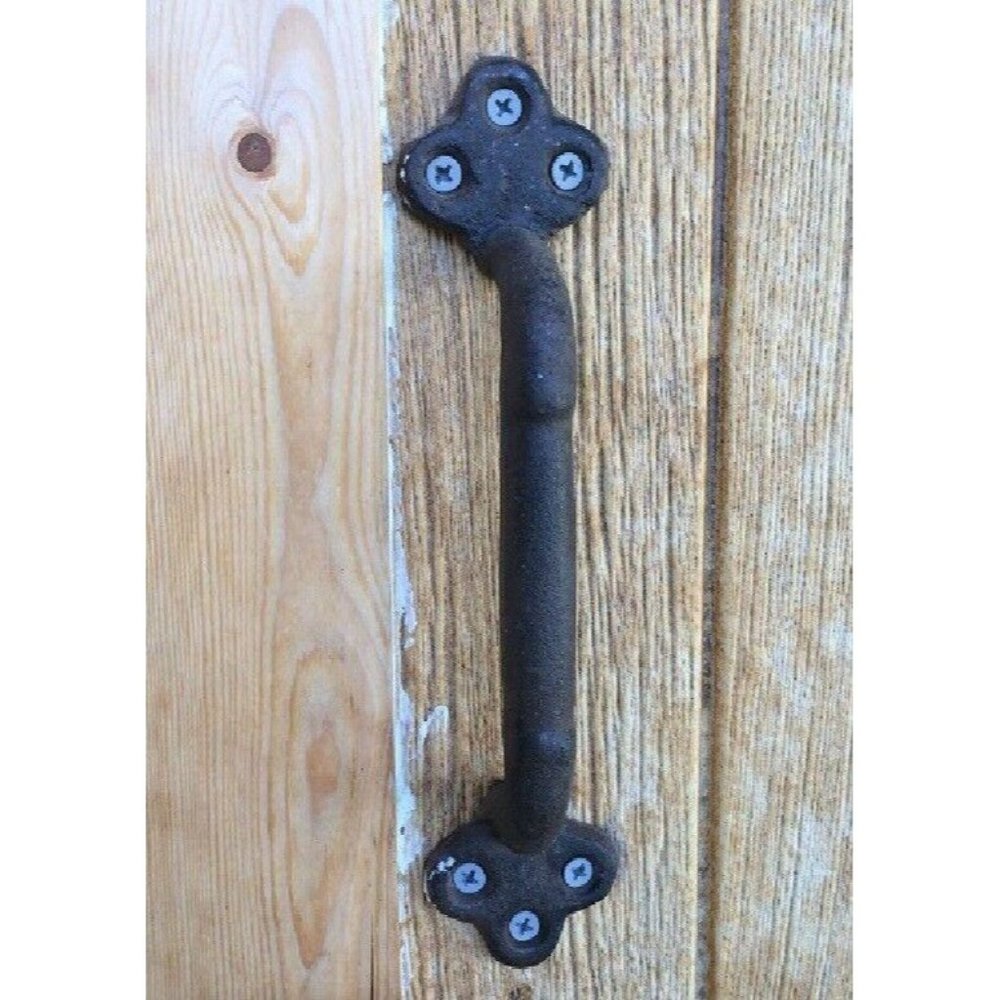 Bulk Resale Forty-Eight (48) Large 9" long Cast Iron Gate Pull Handle (48) 05122